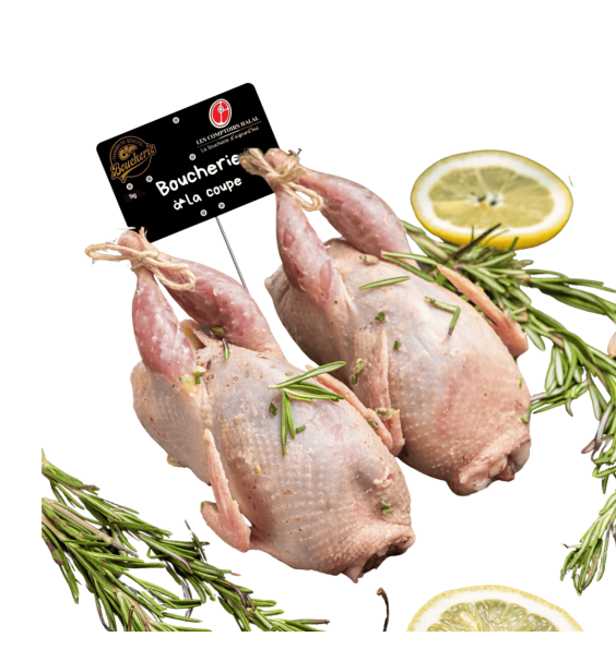 Caille farcie halal - Livraison rapide