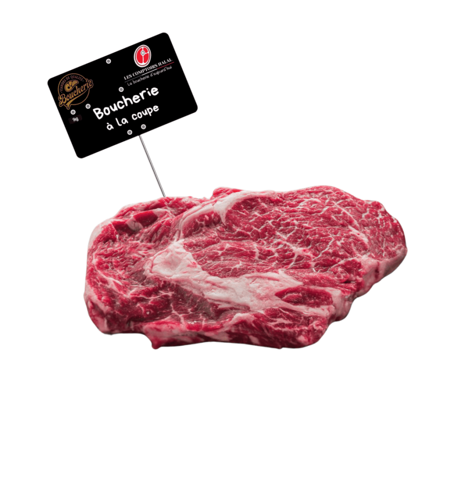 Entrecôte halal tendre et savoureuse Entrecôte halal tendre et savoureuse