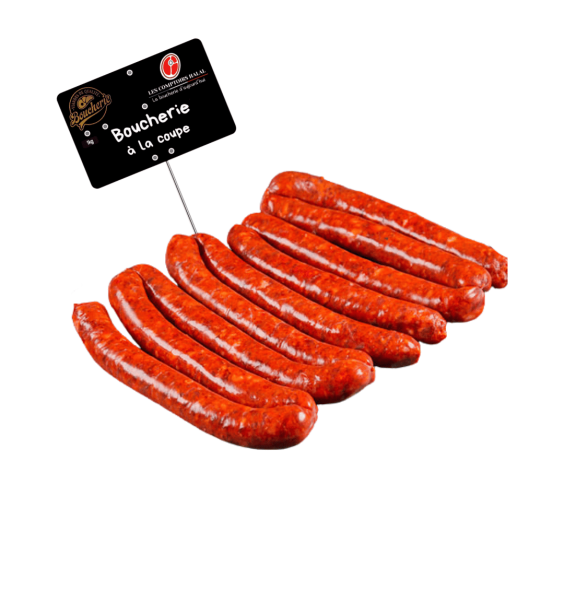 Merguez de bœuf halal - Épicée et savoureuse