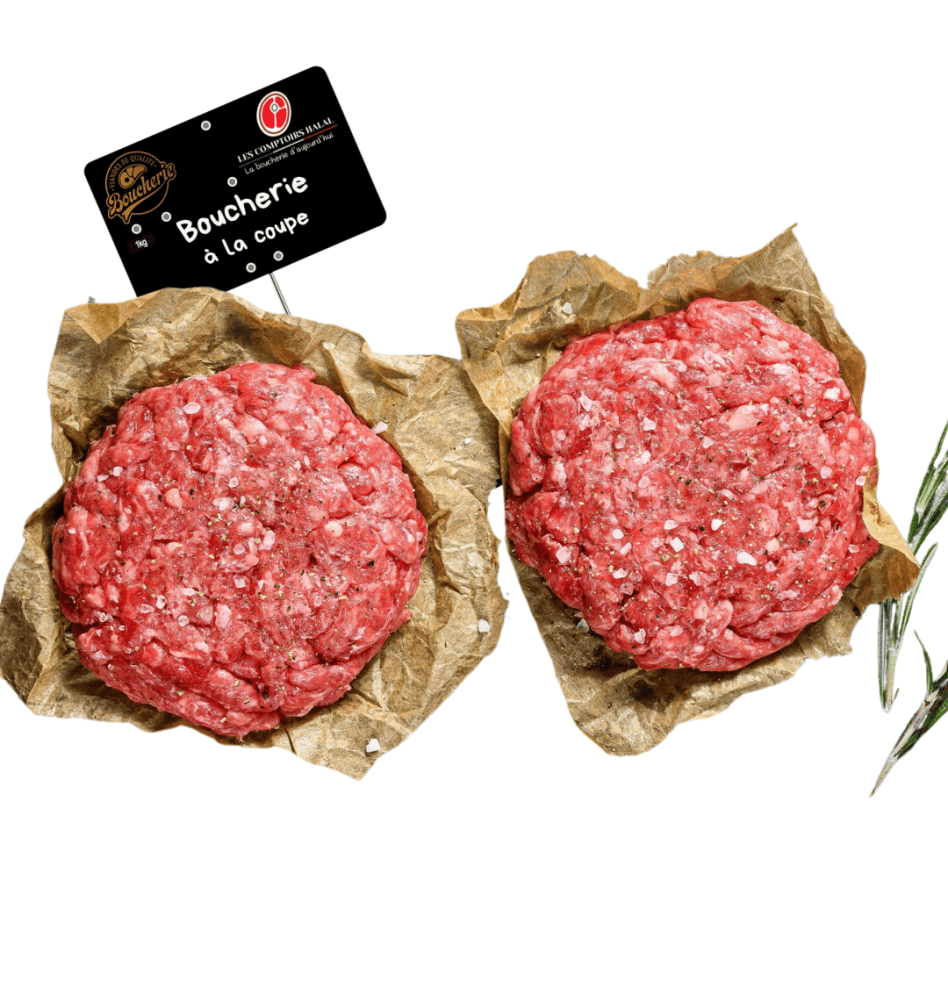 Steak Haché Black Angus halal - Les Comptoirs Halal Steak Haché Black Angus halal - Les Comptoirs Halal
