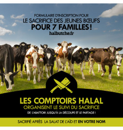 Bœuf Aid El Kebir - 1/7e du bœuf pour sacrifice - Les Comptoirs Halal
