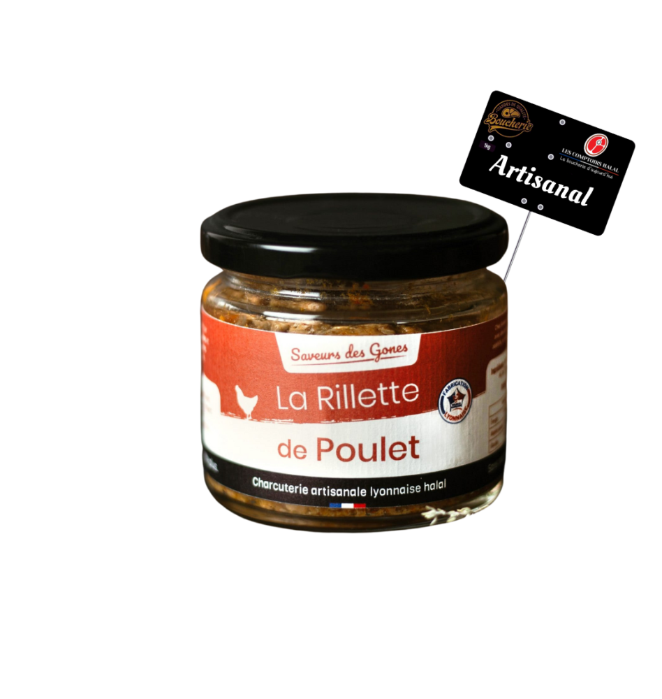 Rillette de Poulet – Fine et fondante | Les Comptoirs Halal