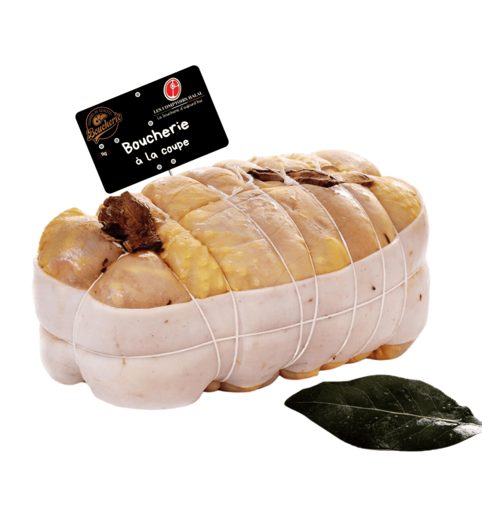 Rôti de chapon farci – Pièce festive à rôtir | Les Comptoirs Halal