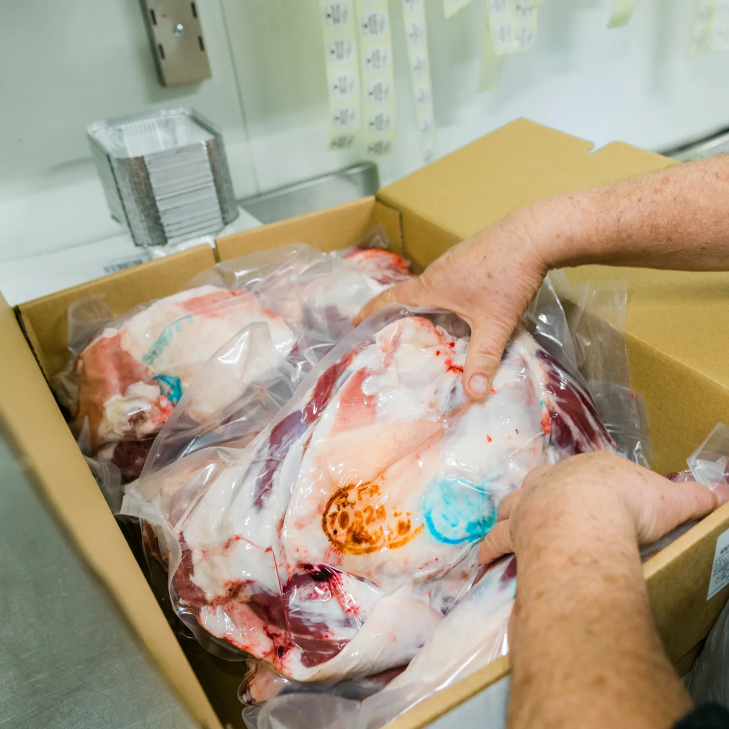 Conditionnement sous vide de viande halal, Les Comptoirs Halal