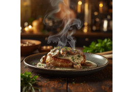 🍗 Filet de Poulet Crémé aux Champignons : Recette Express et Fondante